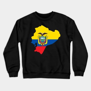 Ecuador Flag Crewneck Sweatshirt